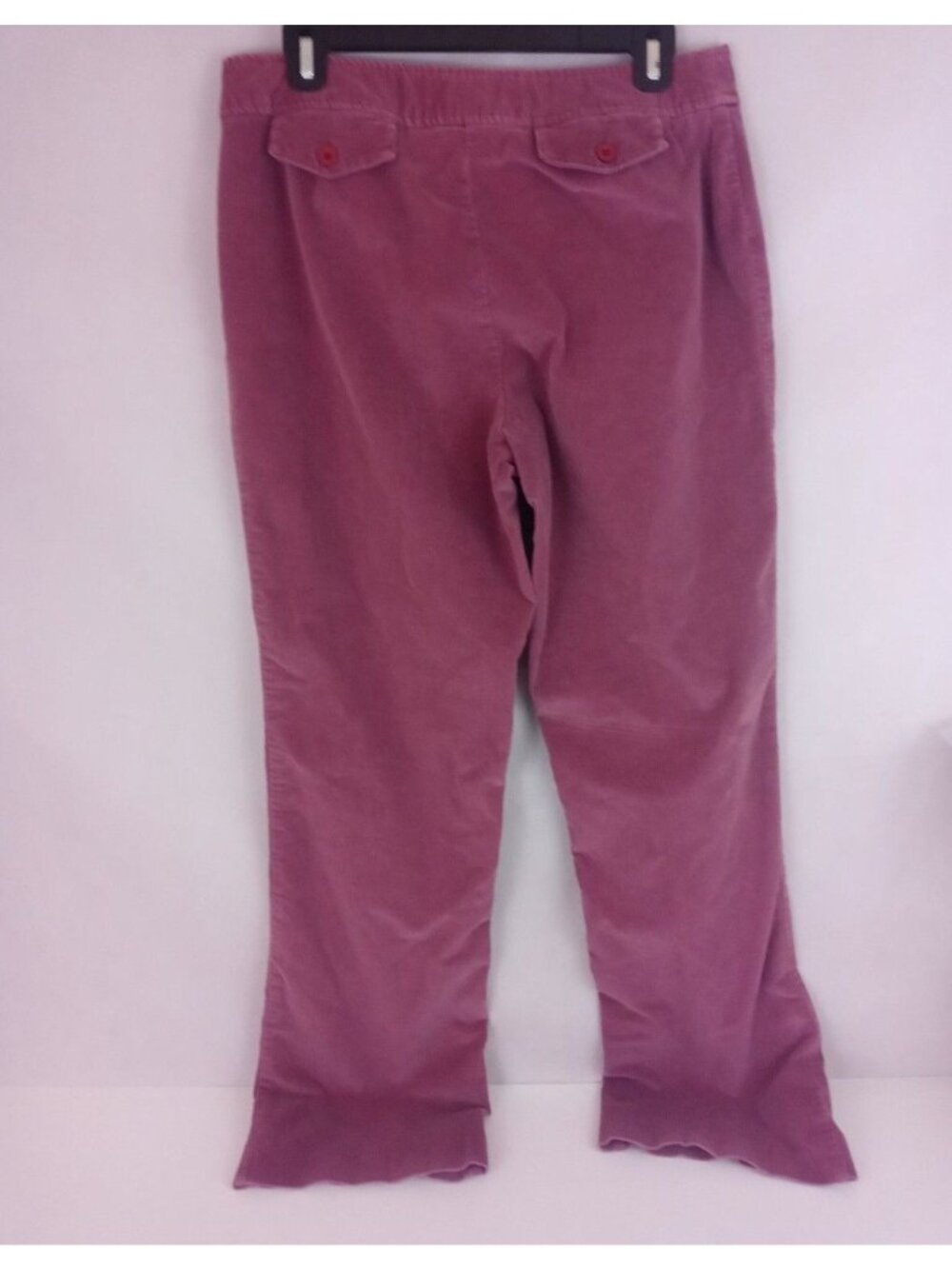 Dressbarn Women's Wine Colored Corduroy Bootcut Jeans Pants Size 12